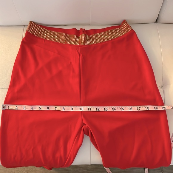 Bandage Set 2 Pieces Strap Sleeveless Bustiers And Long  Trousers - Picture 12 of 14